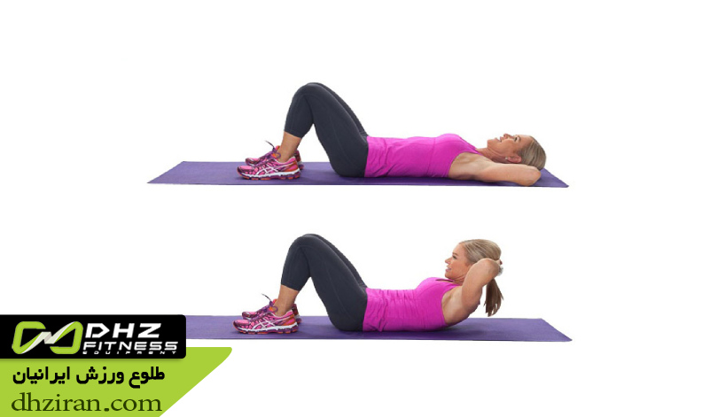 کرانچ شکم Abdominal Crunch: 