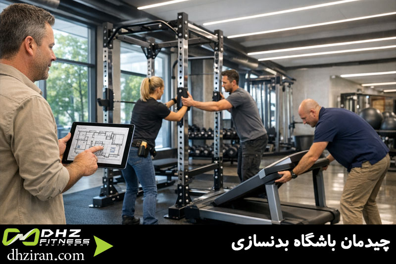 چیدمان باشگاه بدنسازی
